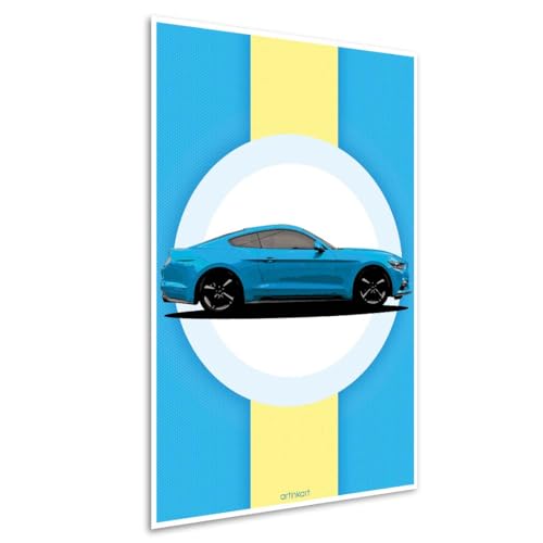 Image of ArtinKart- Sports Racing Car Poster, Car Posters for Wall, For Room, Posters for Boys Room, Supercar Poster (Paper, 12X18 Inches, Unframed)
