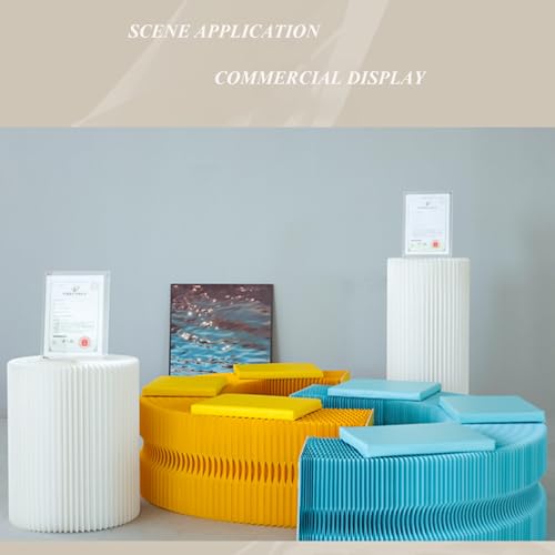 Banc en papier pliable imperméable et rétractable gain de place