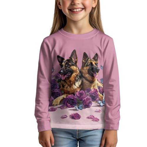 Image of Uourmeti Teens Girls Long Sleeve T Shirts Fall Outfits Boys Active Sportswear Running Tops