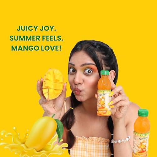 Image of Dailee Mango Drink 180 ML With Fruit Pulp and Enrich Alphonso (Pack of 30)