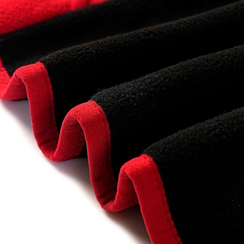 Image of Toddler Boys Girls Fleece Jacket Lightweight Fall Spring 2-12 Years | Soft Anti-Pilling Fleece, Easy Zip-Up, Hand-Warm Pockets, Windproof Stand Collar, Wear Alone or as Layer, Ideal for School