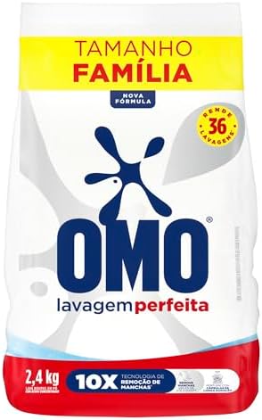 OMO Sabão Em Pó Omo Lavagem Perfeita 2.4Kg Bag