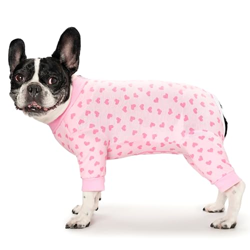 Image of Surgery Recovery Suit for Small Medium Dogs, Long Sleeve Dog Onesie for Surgery Female Dogs Pajamas Abdominal Wound Bandages Surgical Suit Recovery Suit for Shedding Skin Disease