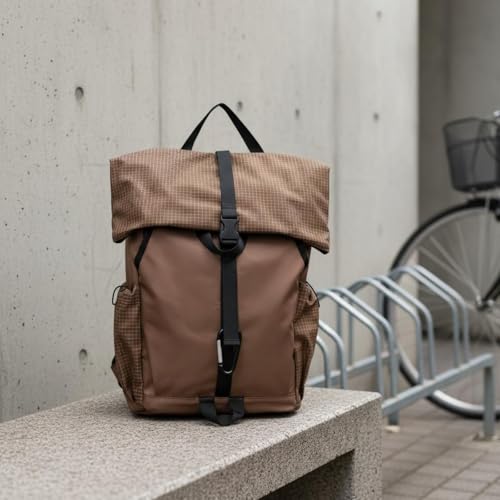 Sac à dos biking kaki polyvalent pour activité extérieure et déplacement