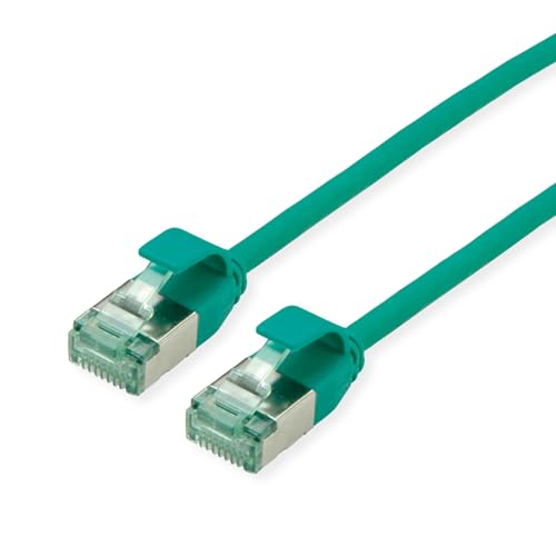 ROLINE DataCenter RM U/FTP Patch Cable Cat.6A (Class EA) Slim Green 5 m