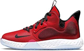 Nike Kids' Grade School KD Trey 5 VII Basketball Shoes (5.5, Red/Black/White)
