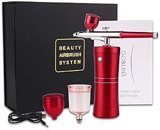 Spray Airbrush Set Facial Makeup Airbrush Oxygen Kit Rechargeable Spray Pen with Adjustable