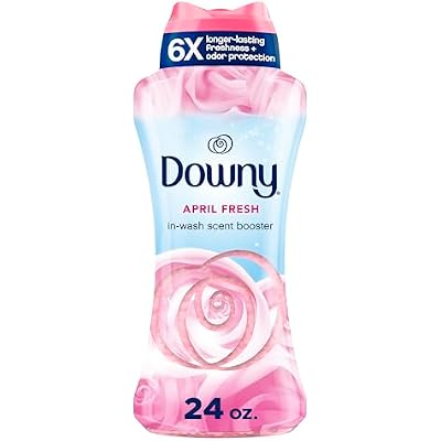 Downy April Fresh In-Wash Laundry Scent Booster Beads, 24 oz, laundry scent beads, Long-lasting Freshness