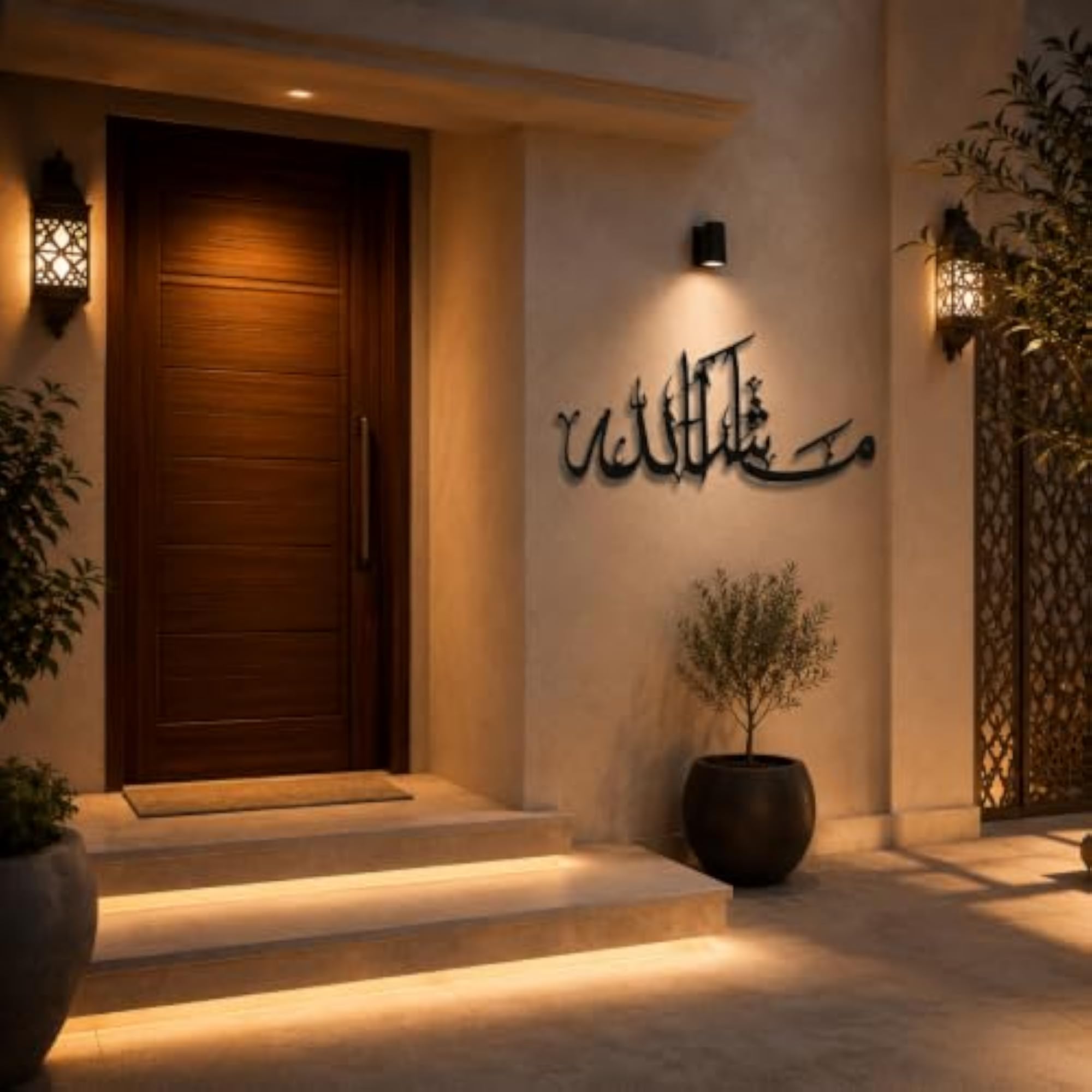 Masha Allah Big Metal Wall Art