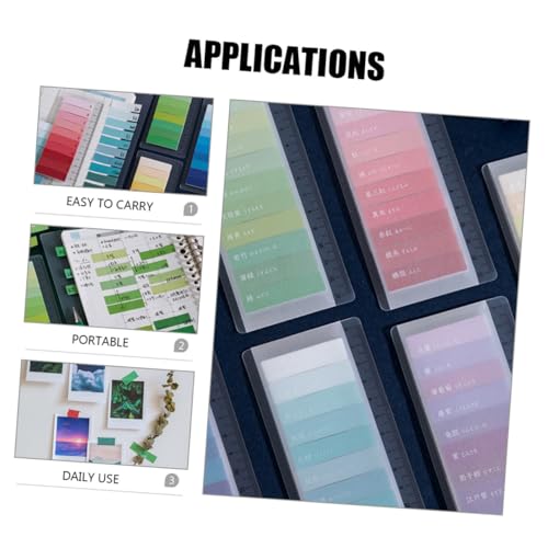 Onglets adhésifs DOITOOL marque-pages pratiques pour notes et organisation maison