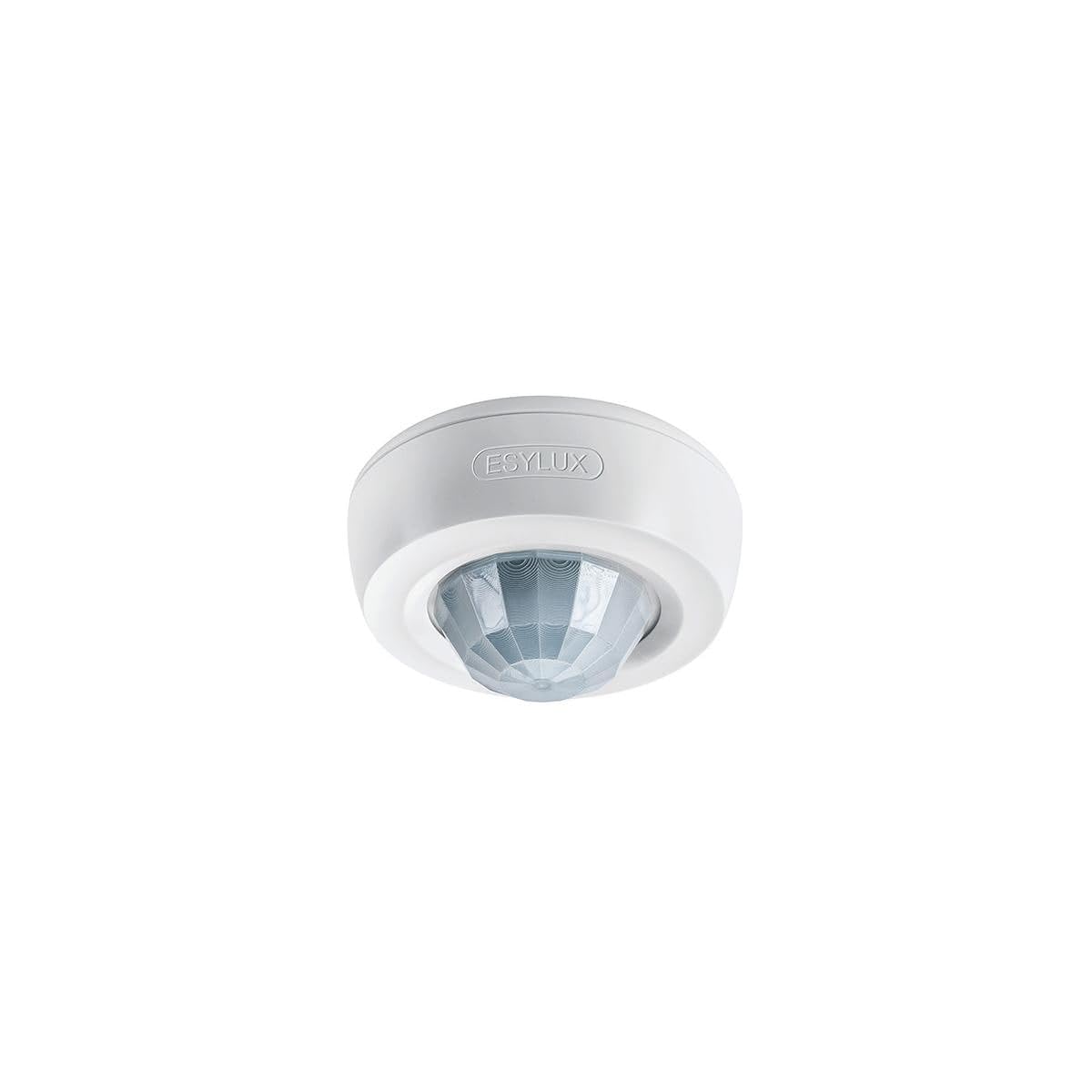 Rilevatore di presenza a soffitto 360° bianco - Sensore di movimento completo 180 360 ° bianc.