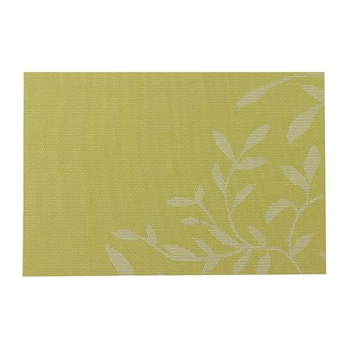 Set de table lot 8 en PVC lavable 30x45 cm napperon rectangle motif feuilles