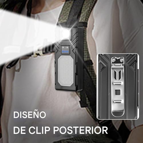 Linterna Frontal LED Recargable de Orejas para Exterior y Acampada 4