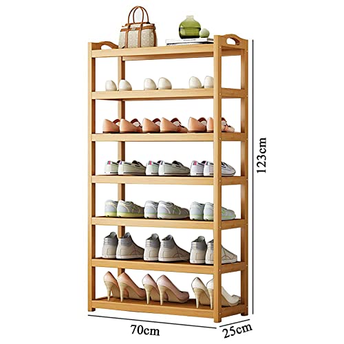 Étagère à chaussures en bambou robuste - Rangement d'exception durable de 80 cm - 4