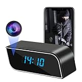 小型カメラ 監視カメラ小型 防犯カメラ小型 時計型カメラ 150°広角 スマホ連動 1080P画質 暗視、動体検知 自動警報 256GB WiFi遠隔操作 小型カメラ長時間録画 、室内見守りカメラ 操作簡単 証拠撮影 iPhone/Android対応 日本語取扱説明書付