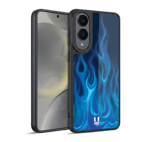 Coque en Gel renforcée Samsung S25 Edge Antichoc Flamme Bleue