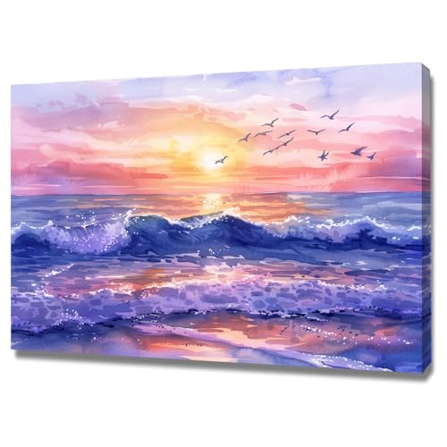 Tableaux decoration murale photo artwork abstrait 60x80cm paysage marin moderne
