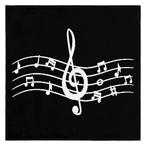 Servilletas de Tela Notación Musical Pack de 6 20x20 in miniatura 1