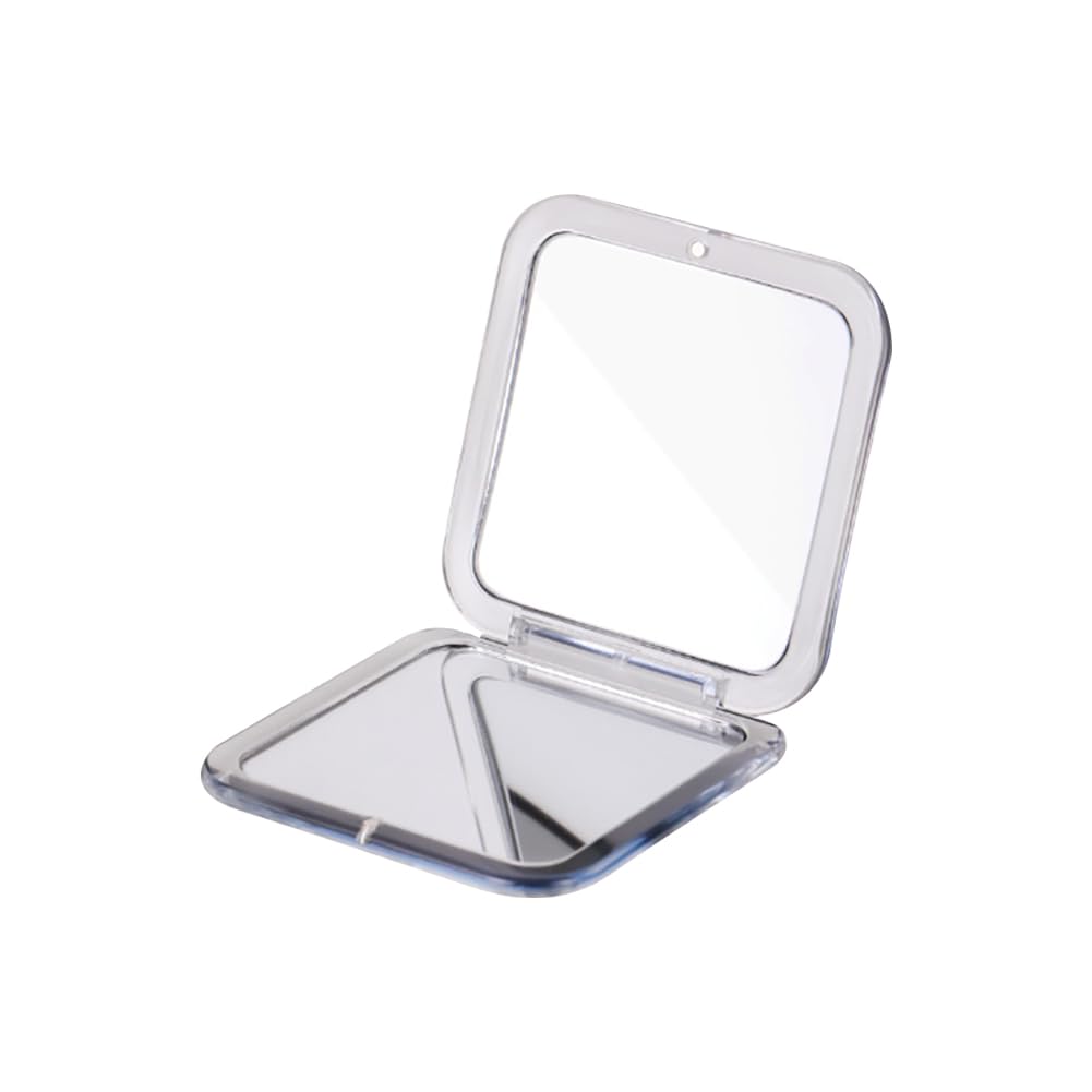 GSHLLO 15X Small Magnifying Compact Mirror Foldable Pocket Magnified Mirror Travel Size Makeup Magnification Mirror Square Folding Cosmetic Mirror for Removing Blackheads-image-18