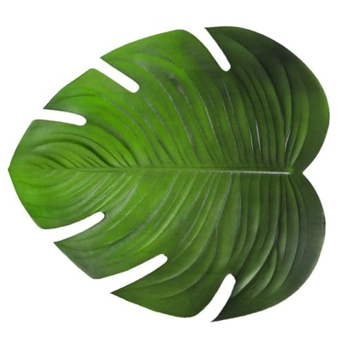 Sets de table en EVA de qualité supérieure avec motif de feuille tropicale vert élégant