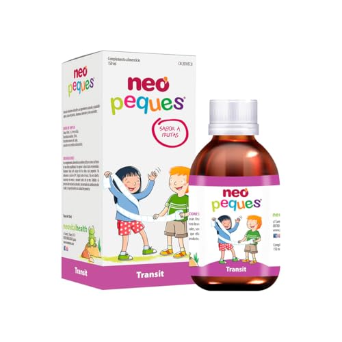 NEO PEQUES | Transit | Jarabe Infantil | Renueva la Mucosa Intestinal y Favorece un Efecto Laxante | Regula del Tránsito Intestinal | A Base de extractos de Plantas y Hongos Medicinales | 150 ml
