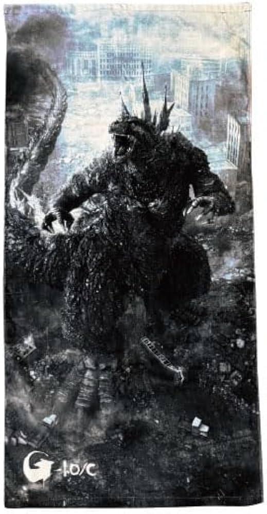 Amazon.co.jp: フォーカート(Folcart) ゴジラ 1.0/C バスタオル 約120