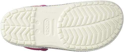 Sandália, Crocs, Crocband Gallery, Oyster, 38, Adulto Unissex