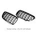 F22 Grille, ABS Front Replacement Kidney Grill for 2 Series F22 F23 F87(M2) Gloss Black