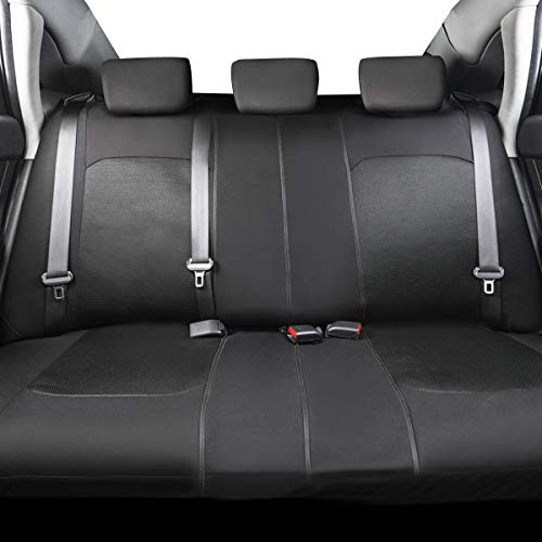 image for CAR-GRAND Universal Fit Sporty Breathable Mesh and Fabric Car Seat Cov
