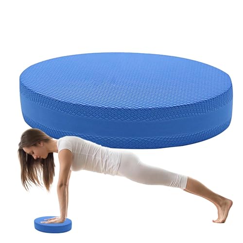 Yoga Balance Pad - Cojín de equilibrio de espuma, cojín de estabilidad, entrenador de ejercicios, esterilla de entrenamiento de estabilidad acolchada, cómoda, antideslizante para fitness