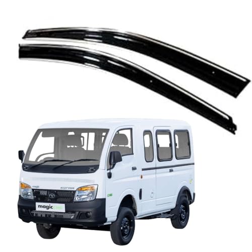 Image of CAR SAAZ Chrome Line Door Visor for Magic (Set of 2Pcs) | Rain Guard | Wind Deflector