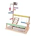 Bothyi Parrot Playground Bird Play Stand Activity Center Cage Accessories Gym Playpen Parrot Playstand for Lovebirds Parakeets Macaw