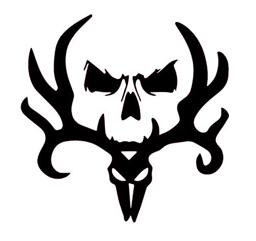 Amazon.com: Trophy Hunter Decal, Deer Hunting, Deer Skull Decal 