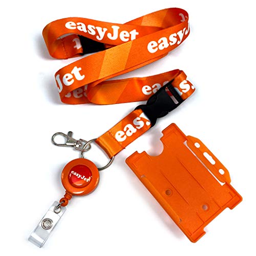 Easyjet Logo Dye Sublimation Lanyard Set