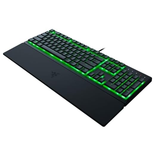Razer Ornata V3 X Gaming Keyboard: Low-Profile Keys - Silent Membrane Switches - Spill Resistant - Chroma RGB Lighting - Ergonomic Wrist Rest - Classic Black