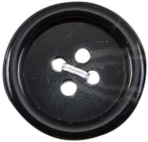Milward 20 mm 3-Piece Polyester Buttons, Grey