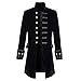 Produktbild Plot Herren Vintage Frack Steampunk Gothic Jacke Viktorianischen Langer Mantel Fasching Karneval Cosplay Kostüm Smoking Jacke Uniform Abendkleid