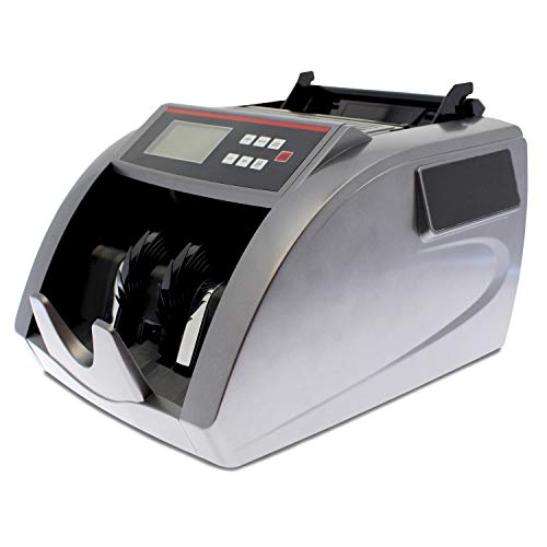 YATEK 797 bankbiljettenteller & geldteller Euro & Dolar, telt en telt de totale hoeveelheid bankbiljetten gemengd met 4 identificatiemethoden.
