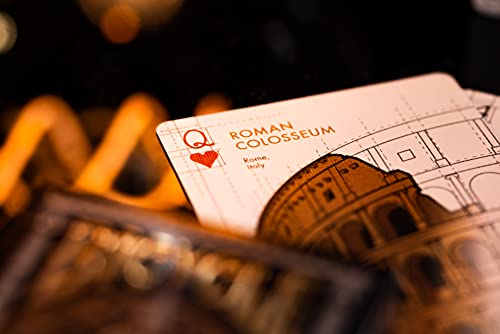 Bicycle Architectural Wonders of The World Playing Card Game for All Ages, Architectural Wonders of The World Playing Cards,for Adult