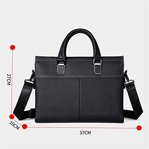 Business Briefcase Fashion Men's Cross Section Shoulder Crossbody Business Bag Laptop Handheld Computer Bag2