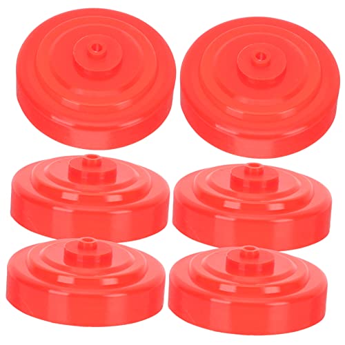 LOLIPPYY 6 Piezas de Termómetro de Cocina de Silicona Roja Resistente al Aceite y Agua Funda para Termómetro de Alimentos de Reutilizable y Duradero