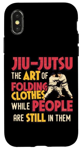 Jiu-Jitsu Ropa Plegable Artes Marciales Jiu Jitsu Carcasa para iPhone X/XS