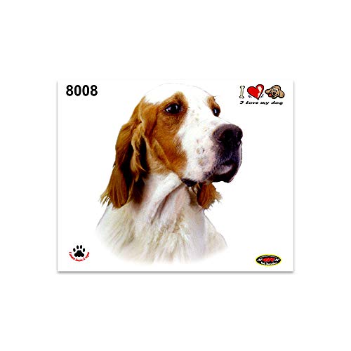 Adesivi Sticker Cane Setter, 14 X 16 Cm