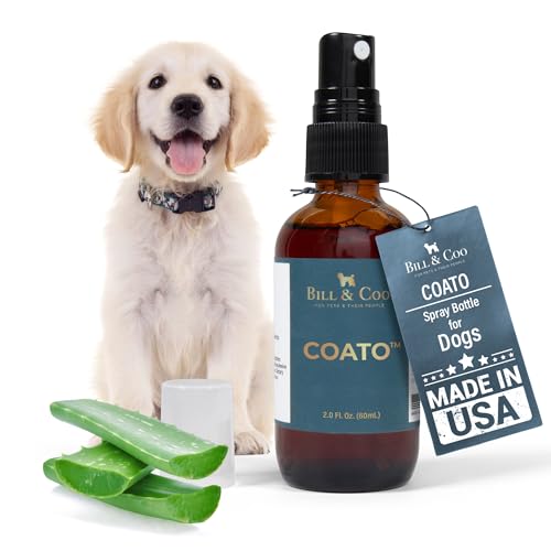 Image of BILL & COO Pet Protection Spray - Dog Grooming Supplies with Natural Ingredients - EMF Shield - Advanced Formula with Vitamin C & B3 for Coat Health - Dog Supplies 60ml