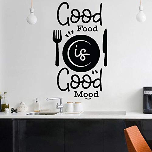 Tianpengyuanshuai Essen küche wandaufkleber Kunst Cafe Kochen Familie Vinyl wandtattoo...