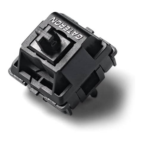 Gateron Oil King Pre Lubed Linear Keyboard Switches 5 Pin PCB Mount Switches (18 Pcs) Cover