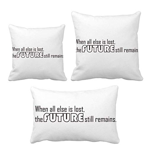 Parure de coussin textile de qualite avec impression de citation