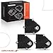 A-Premium HVAC Heater Blend Door Actuator Compatible with Buick Enclave 2008-2012 & Chevrolet Traverse 2009-2012 & GMC Acadia 2007-2012 & Saturn Outlook 2007-2010, Main, 3-PC Set