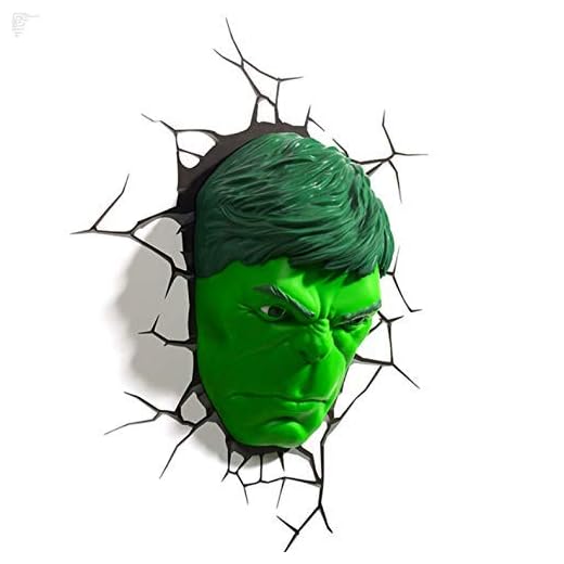 Marvel Avengers LED-vägglampa sovrum vardagsrum 3D kreativ ljus Ironman för Spiderman Hulk Deadpool Captain American Quake