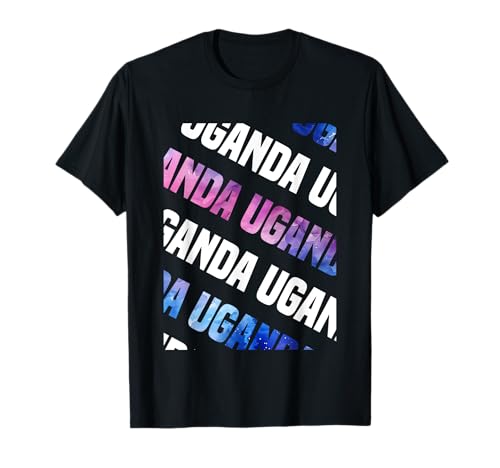 Uganda Patrón De Camuflaje Acuarela Camiseta